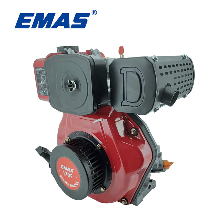 Motor diésel EMAS 211cc 170F para bombas de agua, generadores y motocultores
