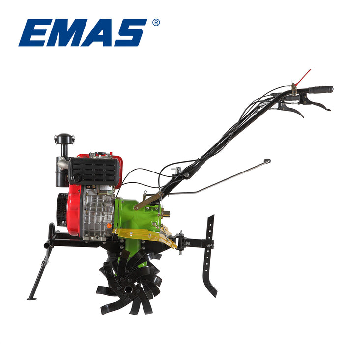 186f 12HP Diesel Engine Mini Power Tiller 4 Stroke Diesel Rotary Cultivator