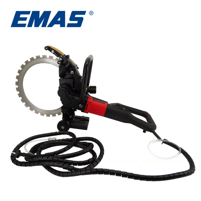 Sierra circular de alta frecuencia de 220 V, herramienta para cortar paredes de 8900 W, profundidad de corte de 300 mm y bomba de agua inteligente