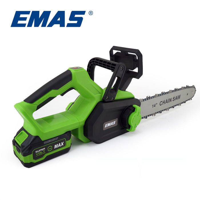 EM-5030 18V 21V Two-hand lithium battery chain saw Professional Battery Tool