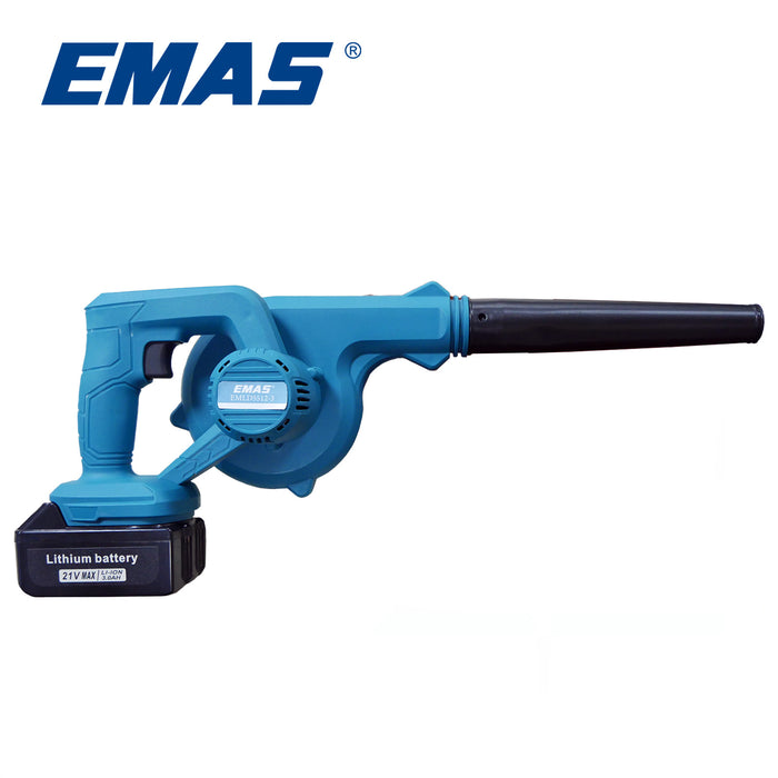 Emas 21V Battery Garden Blower Portable Cordless Leaf Blower Powerful Garden Tool