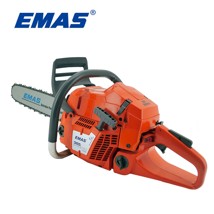 EMAS 365 Gasoline/Petrol Chain Saw 65cc Wood Cutting Mahcine
