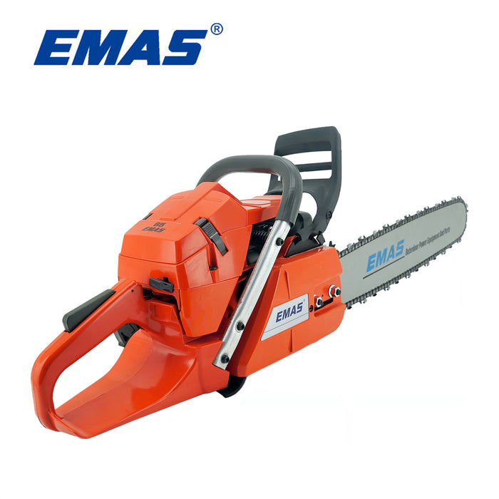 EMAS 365 Gasoline/Petrol Chain Saw 65cc Wood Cutting Mahcine