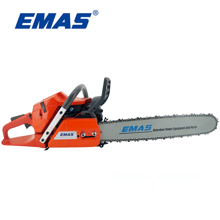 EMAS 365 Gasoline/Petrol Chain Saw 65cc Wood Cutting Mahcine