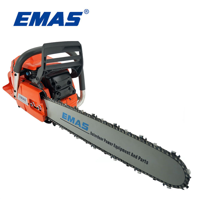 EMAS 365 Gasoline/Petrol Chain Saw 65cc Wood Cutting Mahcine