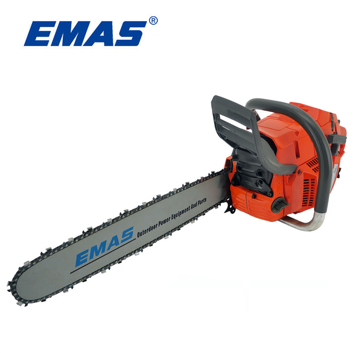 EMAS 365 Gasoline/Petrol Chain Saw 65cc Wood Cutting Mahcine