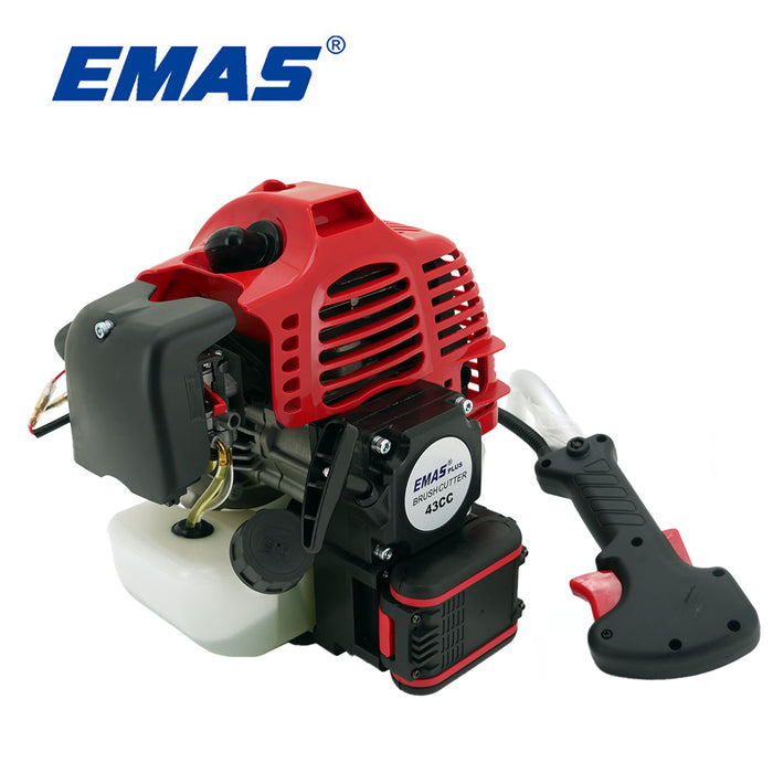 Motor de gasolina/gasolina con arranque eléctrico de batería de litio EMAS 430/520 para desbrozadora