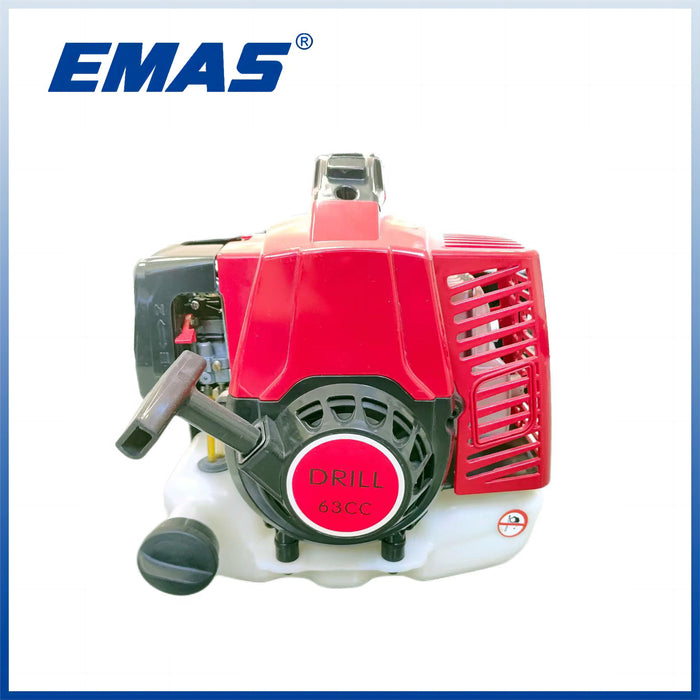 EMAS 63cc 2-Stroke Gasoline Engine Earth Auger With Trolley