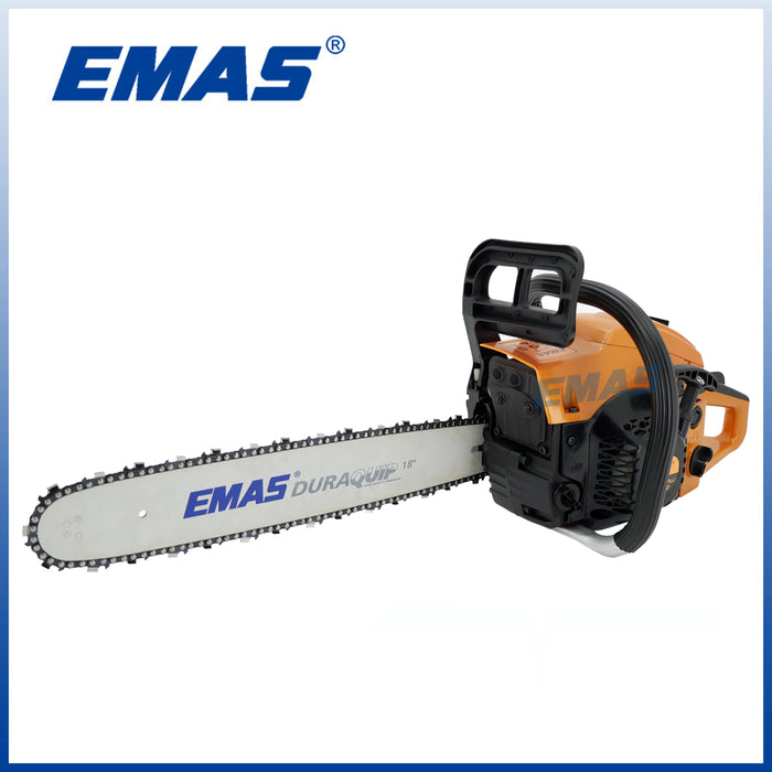 EMAS 4500 5200 5800 Gold Color Gasoline Chainsaw 45cc/52cc/58cc Tree Cutter Machine