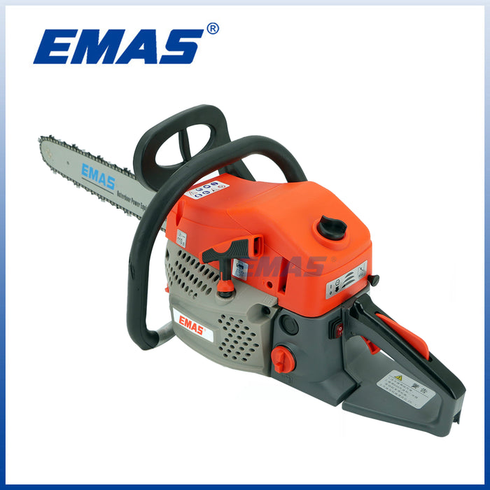 EMAS 4500 5200 5800 Gasoline/Petrol Chain Saw High Quality Tree Cutting Machine