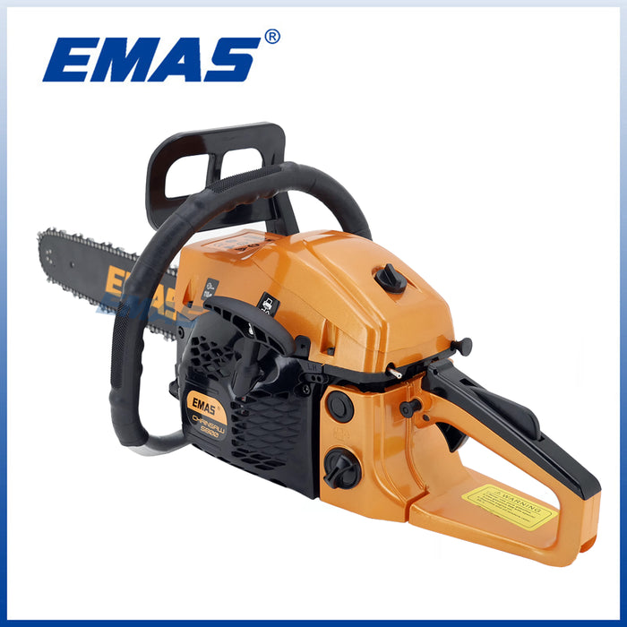 EMAS 4500 5200 5800 Gold Color Gasoline Chainsaw 45cc/52cc/58cc Tree Cutter Machine