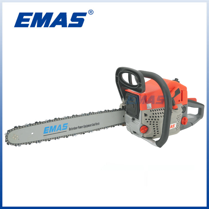 EMAS 4500 5200 5800 Gasoline/Petrol Chain Saw High Quality Tree Cutting Machine