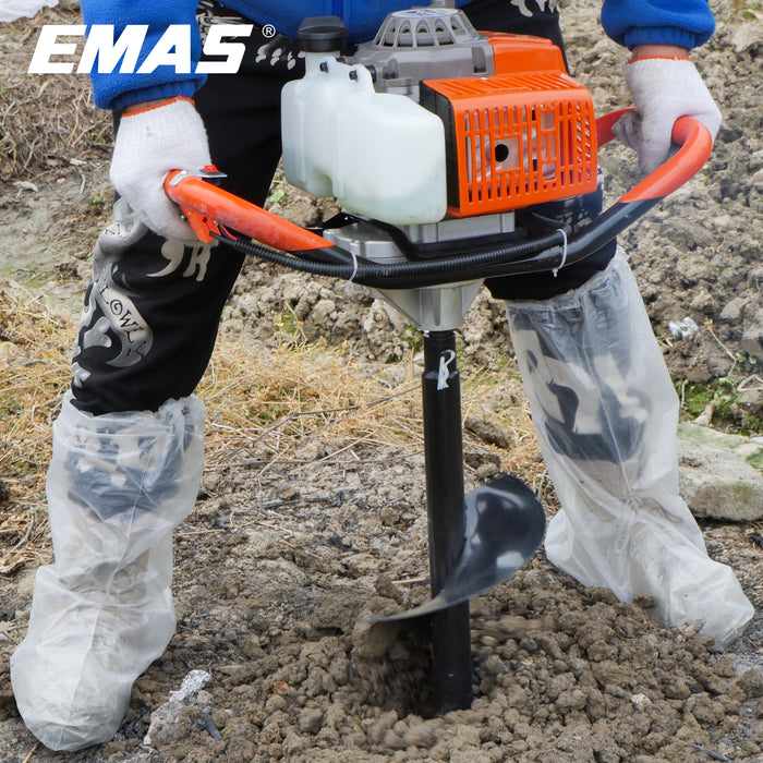 EMAS 63cc Земляной бур, ручная рытье скважин, земляной бур