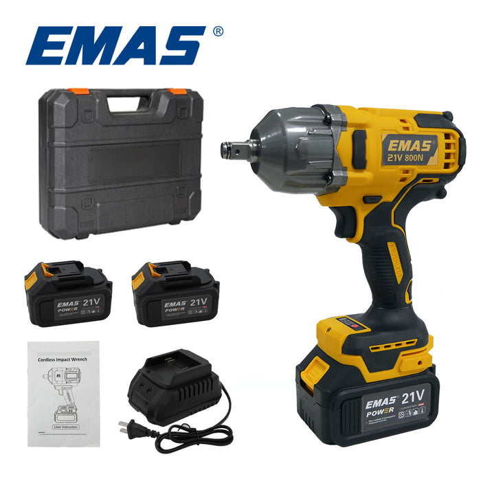 800N.M Battery Electric Impact Wrench Household Power Tools
