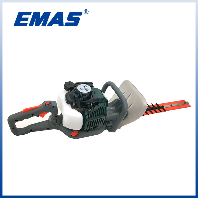EMAS Dark Green Color Double Blade  2 Stroke 22.5cc 0.65 kw Hedge Trimmer For Trimming Gardens