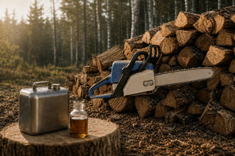 Chainsaw Fuel Mix Ratios: What 50:1 Really Means — and What the Wrong Mix Does to Your Saw