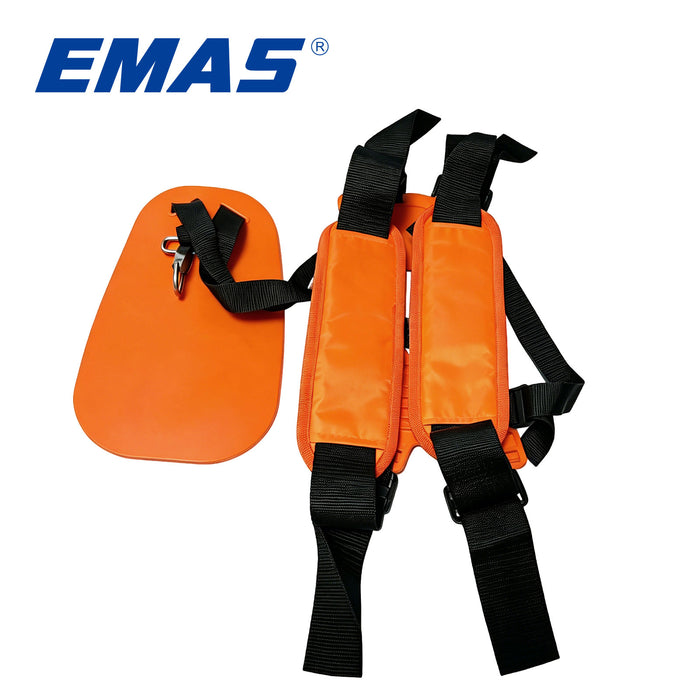 Universal Orange Padded Brush Cutter Harness Shoulder Strap For Grass Trimmer
