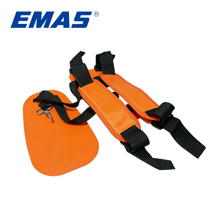 Universal Orange Padded Brush Cutter Harness Shoulder Strap For Grass Trimmer