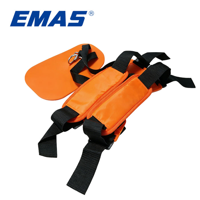 Universal Orange Padded Brush Cutter Harness Shoulder Strap For Grass Trimmer