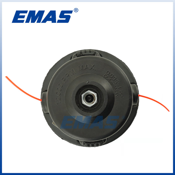 EMAS 100pcs Professional Garden Tool Nylon Brush Cutter Chain Trimmer Head M10*1.25