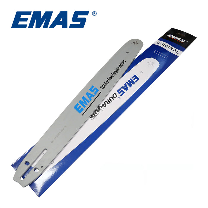 EMAS 100pcs 325"-058"-72DL 18 Inch Lamited Bar For Gasoline Chain Saw