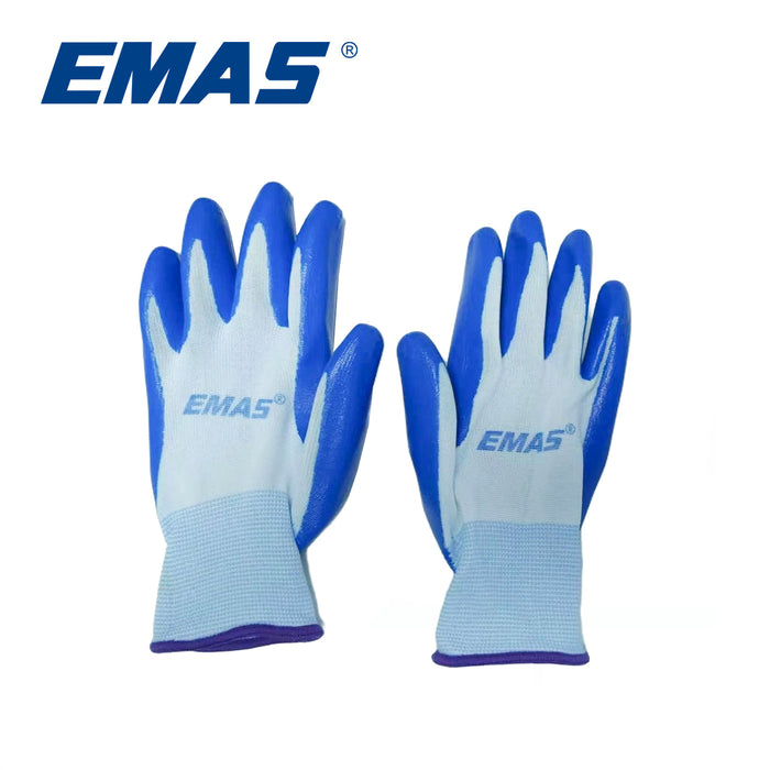 EMAS Gardening Protective Glove, Waterproof and breathable, made of latex material, 42 grams of glue, Stretchy cuffs fit snugly without tightness.