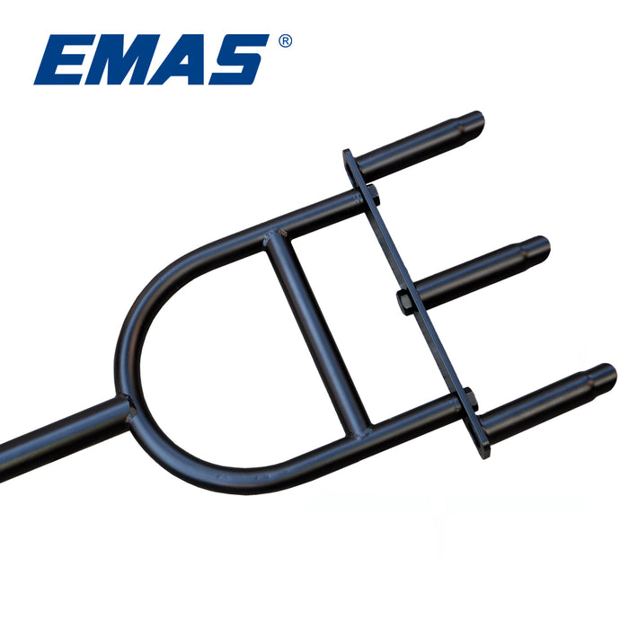 EMAS 3 in 1 Garden Manual Plug Coring Soil Aeration Lawn Spike Aerator