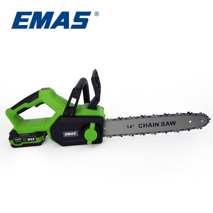 EM-5030 18V 21V Two-hand lithium battery chain saw Professional Battery Tool