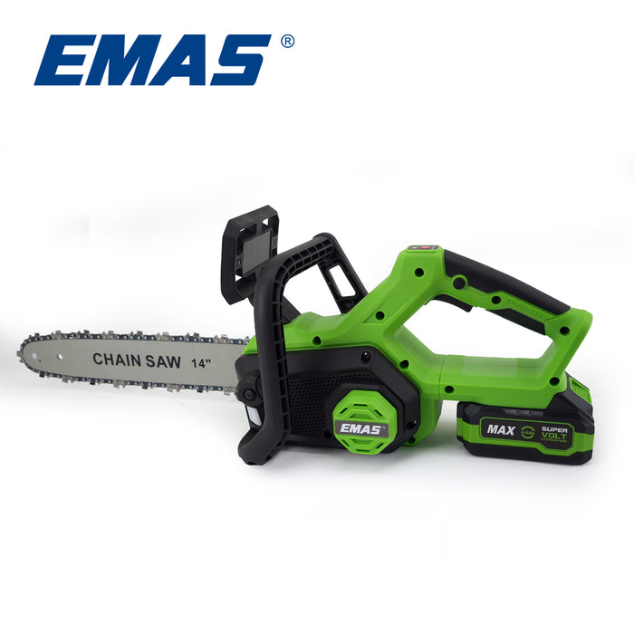 EM-5030 18V 21V Two-hand lithium battery chain saw Professional Battery Tool