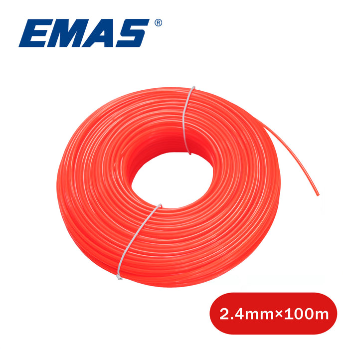 100pcs 2.4mm×100m Trimmer Line Grass Trimmer Parts Brush Cutter Accessories