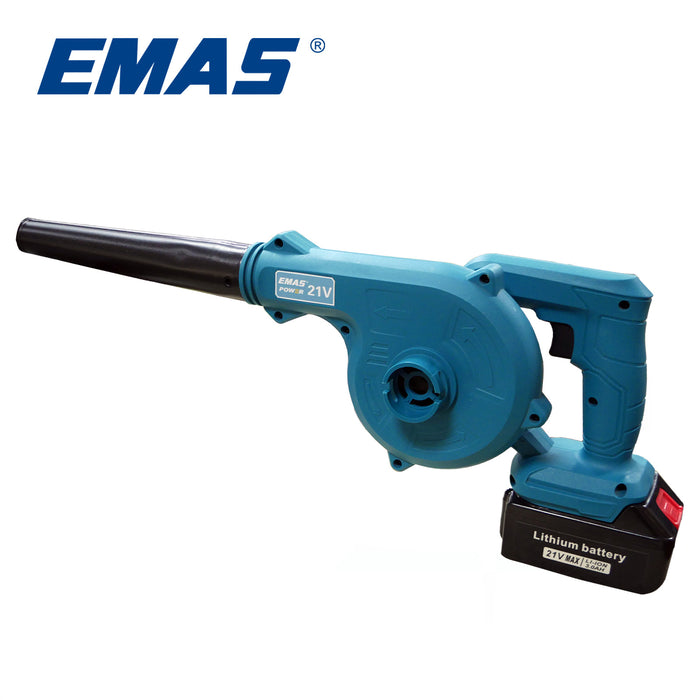 Emas 21V Battery Garden Blower Portable Cordless Leaf Blower Powerful Garden Tool