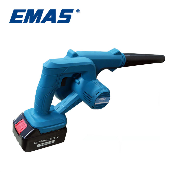 Emas 21V Battery Garden Blower Portable Cordless Leaf Blower Powerful Garden Tool