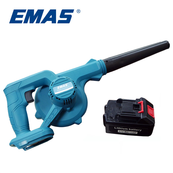 Emas 21V Battery Garden Blower Portable Cordless Leaf Blower Powerful Garden Tool