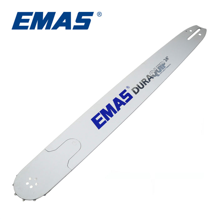 EMAS 100pcs 3/8"-058"-84DL 24 Inch Nose Bearing Bar For Gasoline Chain Saw