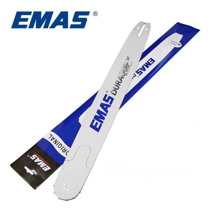 EMAS 100pcs 3/8"-058"-84DL 24 Inch Nose Bearing Bar For Gasoline Chain Saw