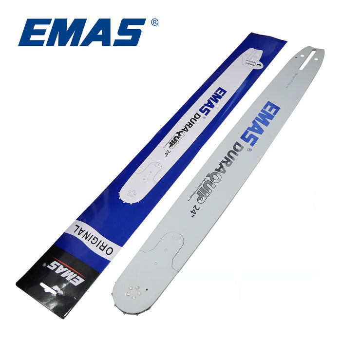 EMAS 100pcs 3/8"-058"-84DL 24 Inch Nose Bearing Bar For Gasoline Chain Saw