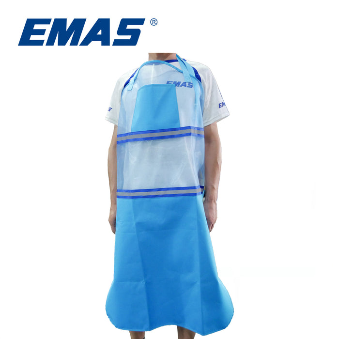 Garden Safety Work Apron with Dual Reflective Strips, Water Resistant Adjustable Gardening Apron for Outdoor Yard Work
