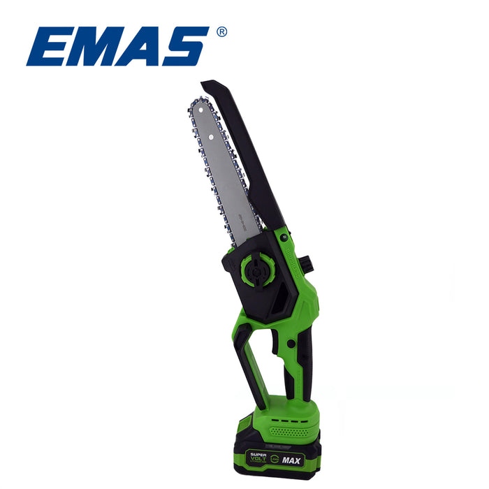 EM-4820 21V Battery Chainsaw Portable Cutting Tool With Two Batteries