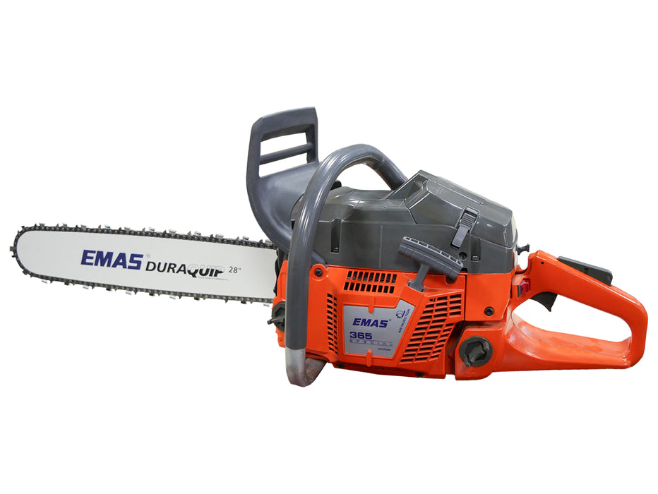 EMAS 365 Gasoline Chain Saw, 65cc 3.4kw Professional Wood Cutting Machine for Logging Operations, Professional Spare Parts Replacement for Compatible Brand, Factory Wholesale Bulk Sale