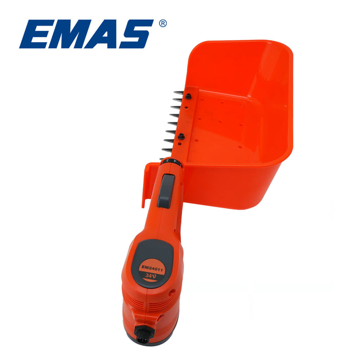 Eams 24V Electric Tea Harvest Mini Portable Tea Cutting Machine with Extra Large Leaf Collector