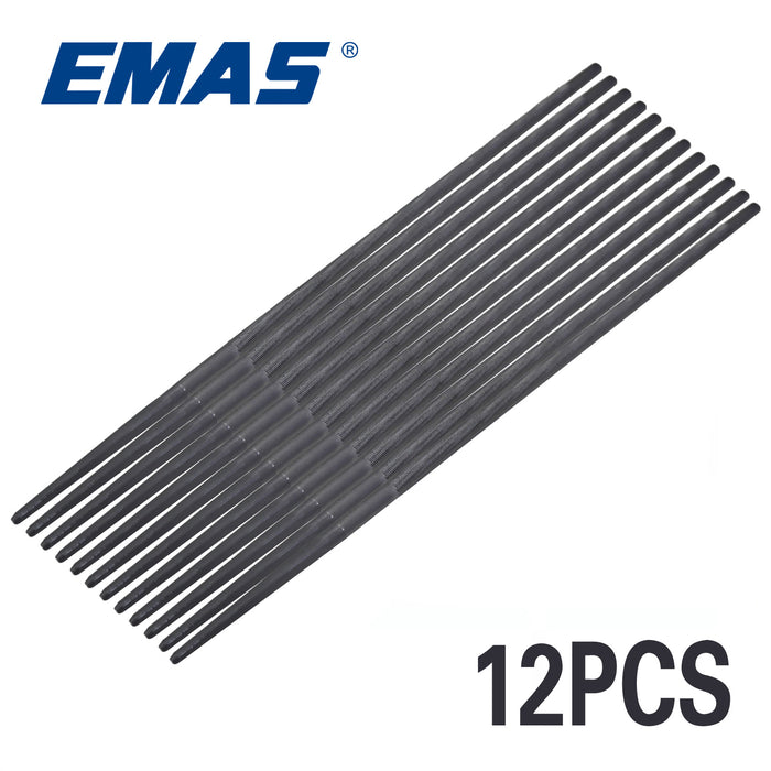 20 Box EMAS Round File, 48mm Diameter, For Chainsaw Chain Sharpening