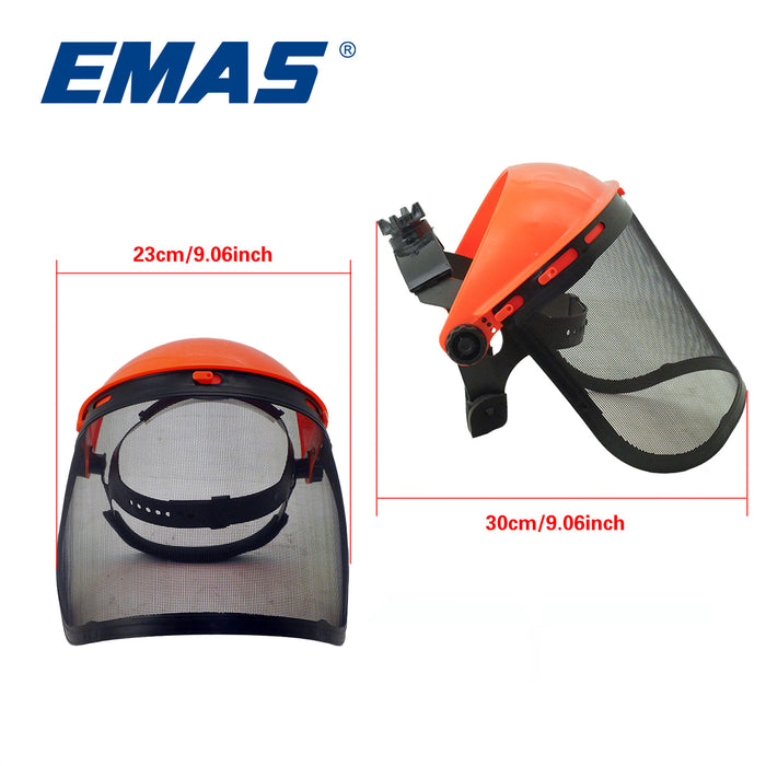 Gardening mesh protective face shield helmet, Effectively protects the face.  with Adjustable Head Strap, Lightweight Breathable Design for Gardening, Lawn Mowing, Woodworking, Painting