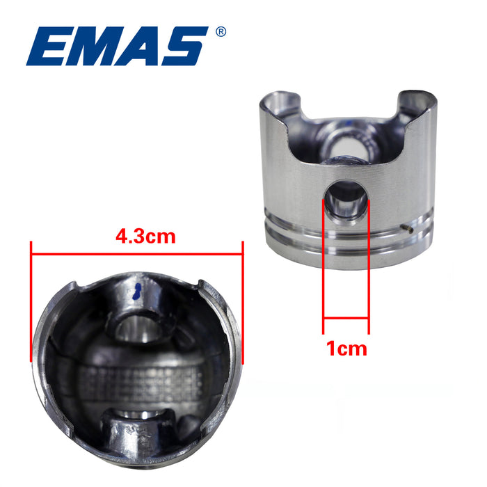 EMAS CG520 44-5 44mm Chainsaw Piston Kit, Professional Spare Parts Replacement for Compatible Brand, Factory Wholesale 100pcs