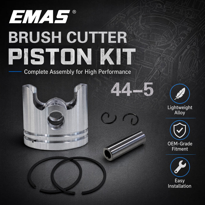 EMAS CG520 44-5 44mm Chainsaw Piston Kit, Professional Spare Parts Replacement for Compatible Brand, Factory Wholesale 100pcs