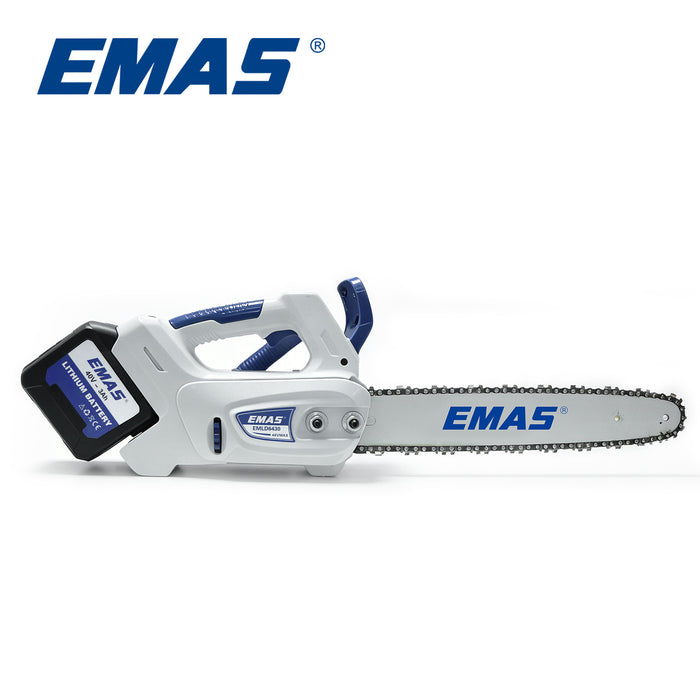 EMAS 18-48V Lithium Battery Chainsaw 6430,Professional outdoor portable power chainsaw