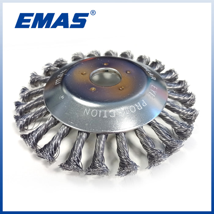 EMAS 100pcs Grass Trimmer Head Steel Wire Trimming Head 6 inch 8 inch