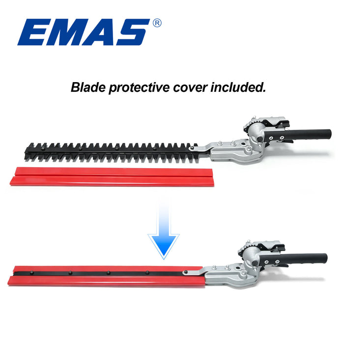 Double Blade Hedge Trimmer Head 28mm×9 Teeth Hedge Trimmer Blade Attachment Replacement