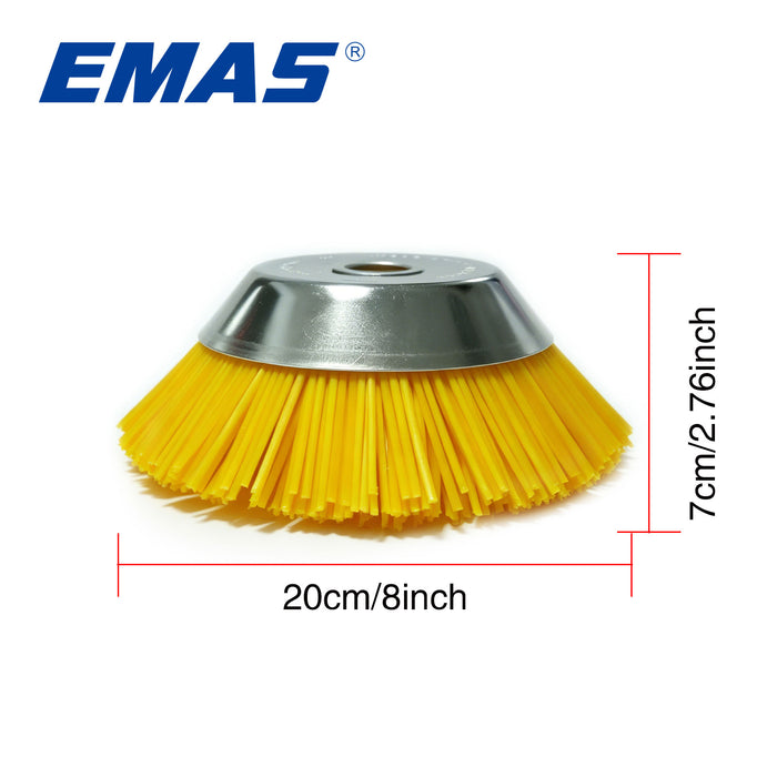 8 Inch Nylon Line Trimmer Head, Lawn Cutting Head, Nylon Trimming Line, Gasoline Lawn Mower Nylon Rotating Head, Industrial Grinding Brush, Lightweight Gardening Tool