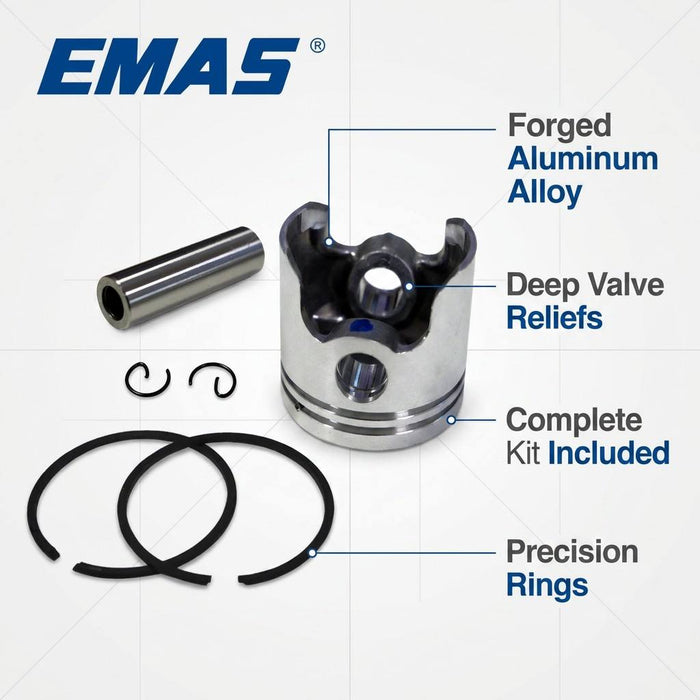 EMAS CG520 44-5 44mm Chainsaw Piston Kit, Professional Spare Parts Replacement for Compatible Brand, Factory Wholesale 100pcs