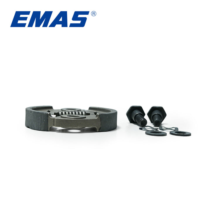 EMAS Universal Brush Cutter Clutch for GX35 1E40F 1E44F 430 520 40-5 44-5 Model Engine Parts Replacement, Includes gasket and clutch screw.